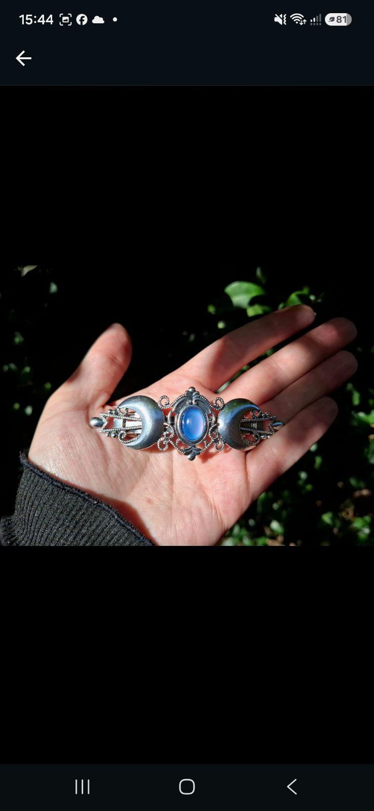 Triple Moon Hair Clip 